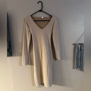 Tan Cotton Women’s dress M